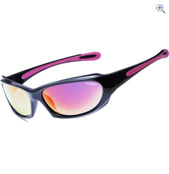 Sinner Mathis Sunglasses (Pink Revo) - Colour: Black / Pink